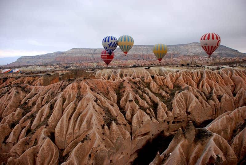 Volar en globo por Capadocia: Elige la compañía según tus gustos