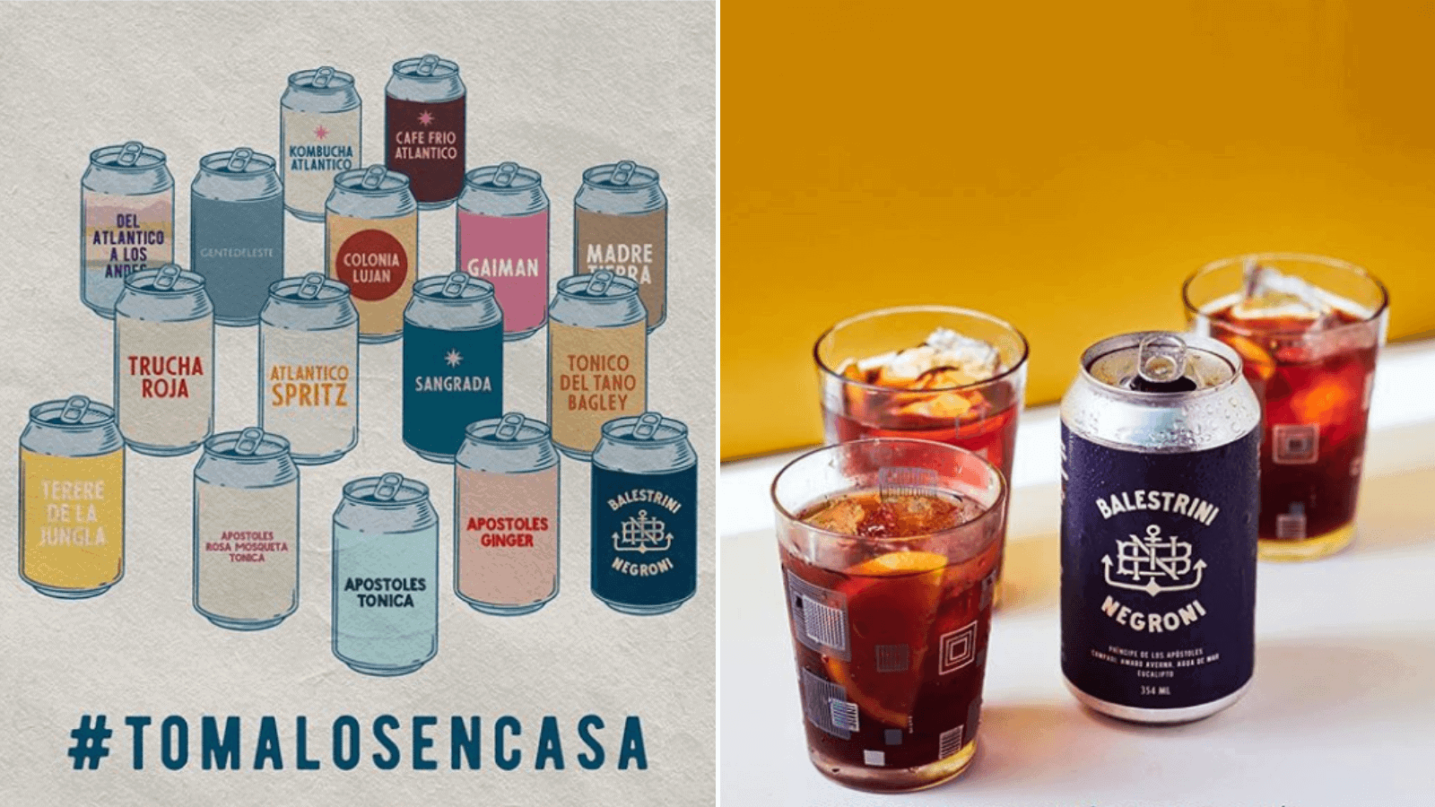 El mejor bar de Argentina llega a tu casa Florería Atlántico presenta sus mejores tragos en versión latas 1