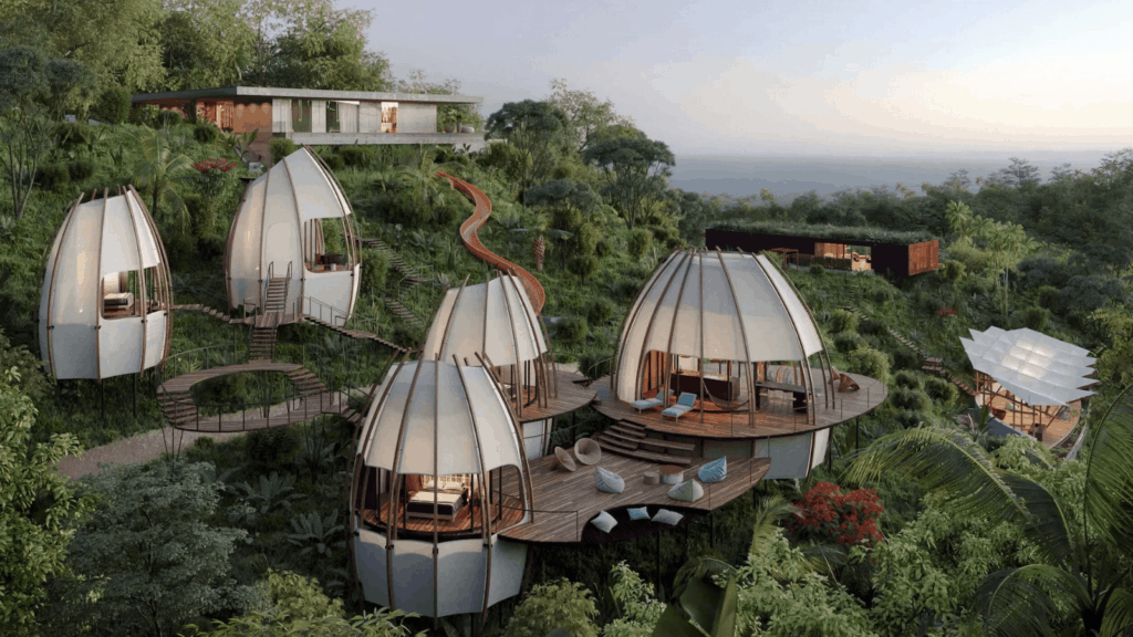 festival de las linternas Viajes image festival de las linternas Estos lujosos hospedajes cápsula son todo lo que necesitas para el mejor descanso en la selva de Costa Rica 1