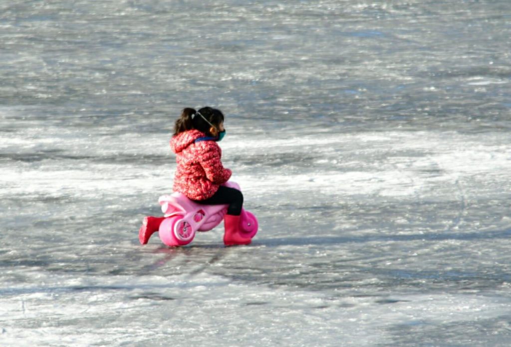 la pista de hielo más grande de Sudamérica