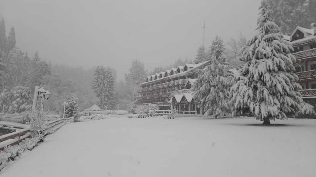 guacamayo El sur argentino se llenó de nieve y las postales son increíbles sur argentino