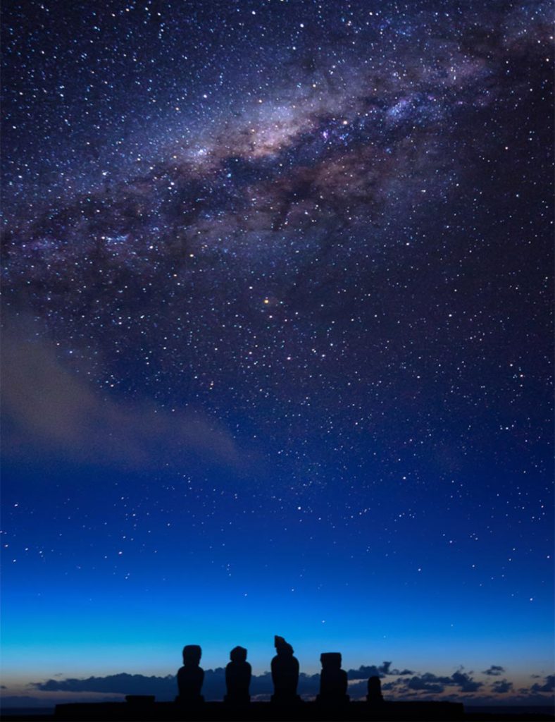 Que hacer en Isla de Pascua: admirar las estrellas 