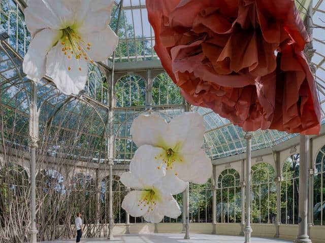 El Palacio de Cristal del Parque del Retiro en Madrid se llena de flores ante un nuevo proyecto del Museo Reina Sofía 1