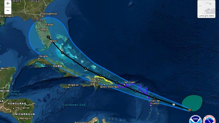 Emiten alerta sobre tormenta tropical Isaías que podría causar impacto en la Florida y Puerto Rico 1