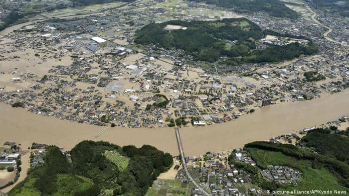 Alerta por récord de lluvias en Japón