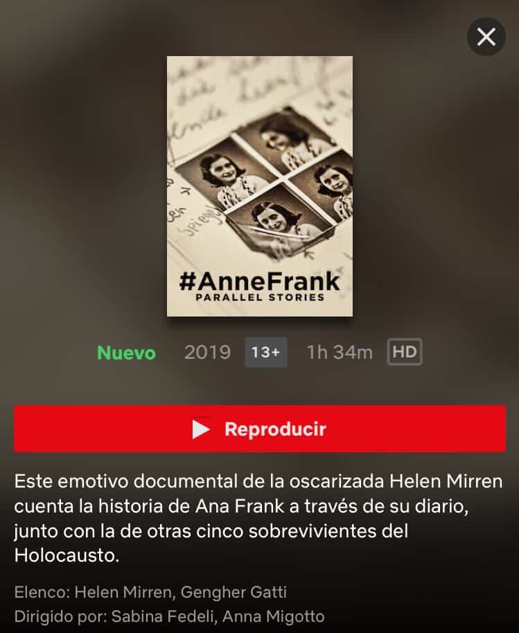 Ana Frank tiene su primer documental 