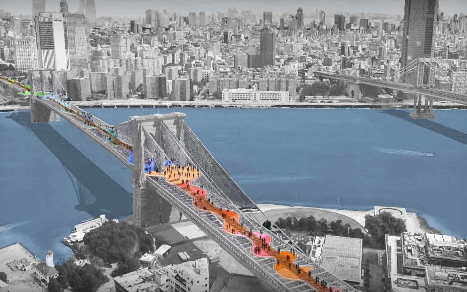 Lanzan un concurso para que usuarios voten el nuevo diseño del puente de Brooklyn en Nueva York 1