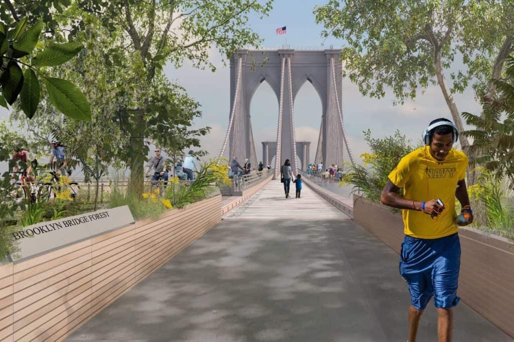 nuevo diseño del puente de Brooklyn