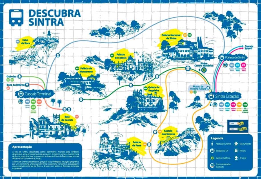 Que hacer en Sintra: recorrido autobús 434