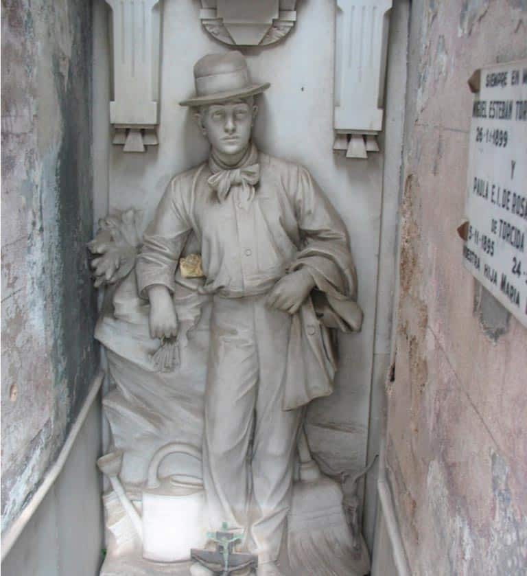 Cementerio de la Recoleta: David Alleno