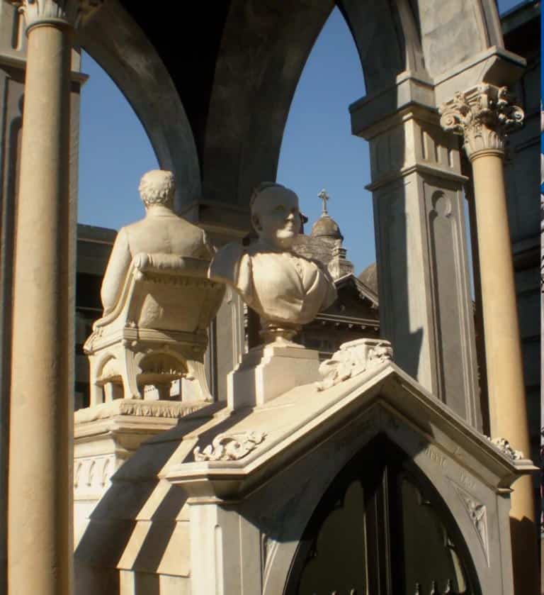 Cementerio de la Recoleta: Tiburcia y su marido