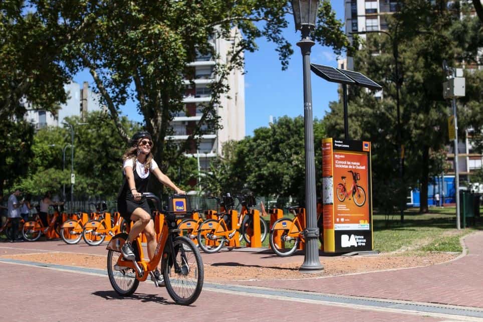 uso de bicicleta en plena pandemia