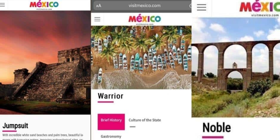 El desafortunado incidente en el sitio web de Visit México con nombres de ciudades mal traducidos es furor en redes sociales 1