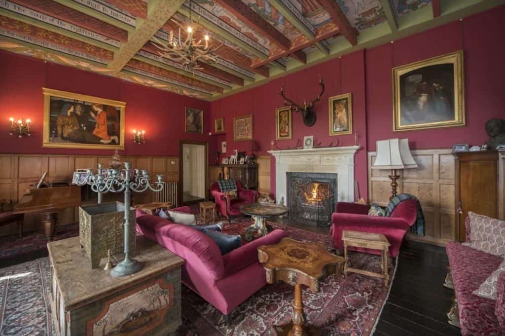 image Inside pink castle for sale in Scotland