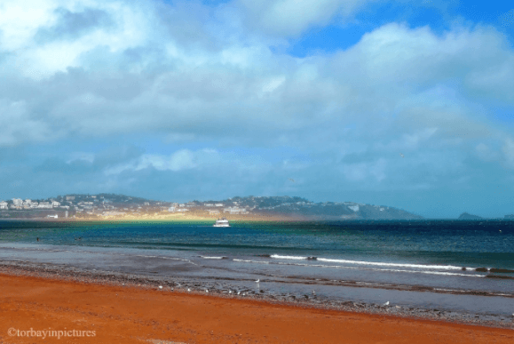 playa de Paignton en Devon