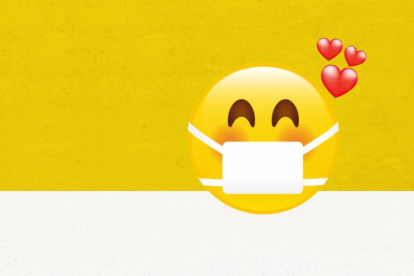 Una agencia creativa diseña el primer emoji sonriente con tapabocas para contrarrestar los sentimientos negativos