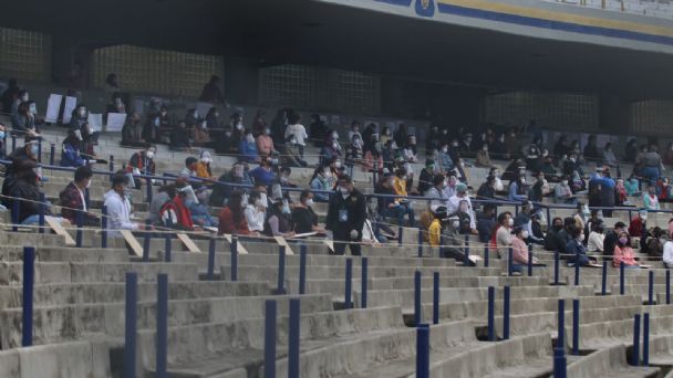 estadio olímpico para tomar examen