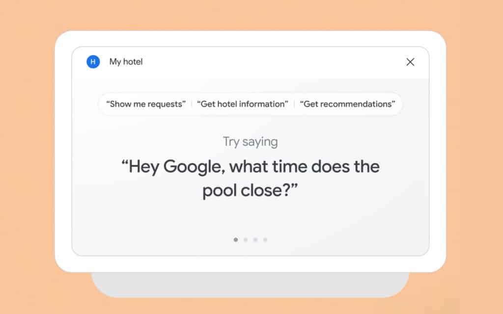 Google ofrece su Asistente de voz en hoteles para poder tener una estadía con modalidad "manos libres"