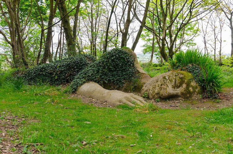 Los Jardines Perdidos de Heligan: un jardín con esculturas que cambian según la estación