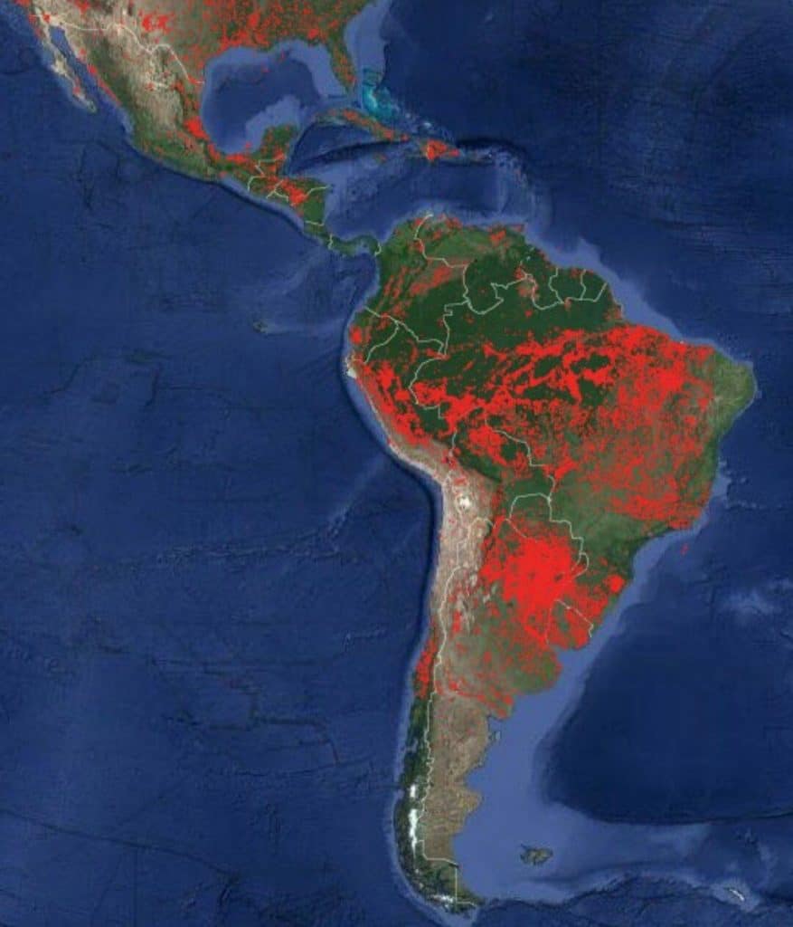 Nuevos registros satelitales de la NASA advierten alarmantes incendios forestales en América Latina