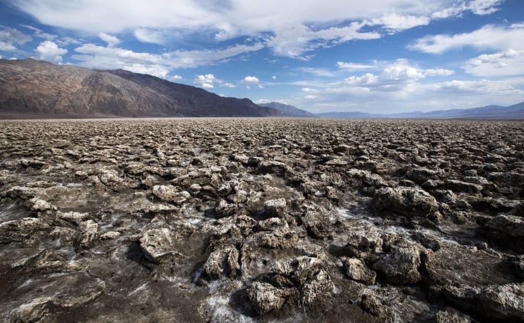 Valle de la muerte, altas temperaturas