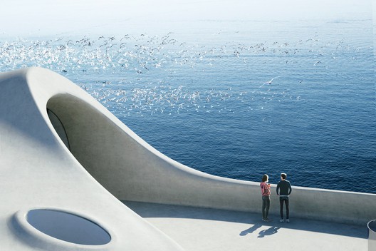 China: diseñan una biblioteca para leer y disfrutar frente al mar