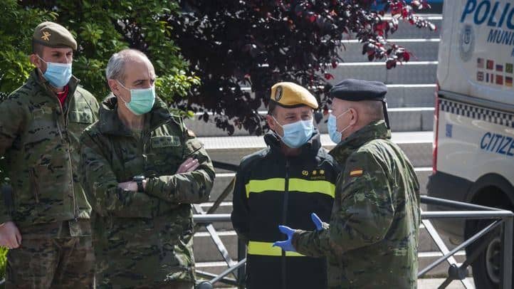 Madrid: Autorizan el despliegue del Ejército y la Policía para frenar el avance del COVID-19 en la ciudad