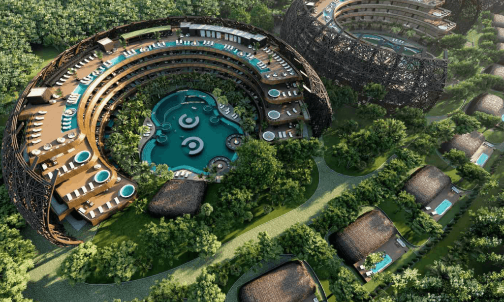 Patrimonio de la humanidad Viajes image Tokaj Este eco resort con forma de nido podria convertirse en una nueva atraccion para hospedarse en Tulum 1