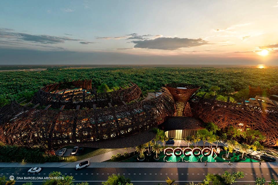 Este eco-resort con forma de nido podría convertirse en una nueva atracción para hospedarse en Tulum