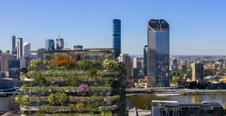 jardín vertical Este 'jardín vertical' de 30 pisos estará cubierto por más de 20,000 árboles y plantas Urban Forest