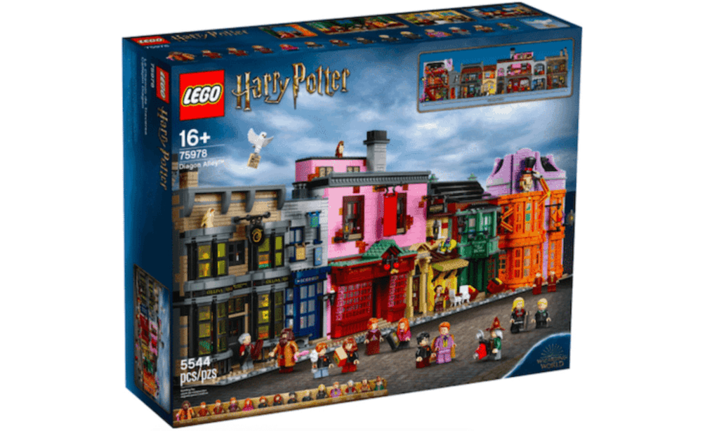 LEGO lanza un nuevo set de Harry Potter para recrear Diagon Alley, la calle comercial más mágica de Londres, con 5.544 piezas