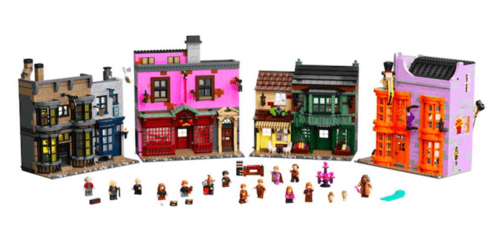 image nuevo set de Harry Potter LEGO lanza un nuevo set de Harry Potter para recrear Diagon Alley la calle comercial mas magica de Londres con 5.544 piezas 2