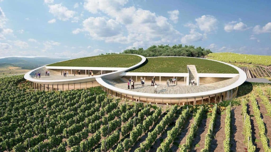 image Tokaj Sauska Winery View Design Plan Tokaj Bord Architect Studio