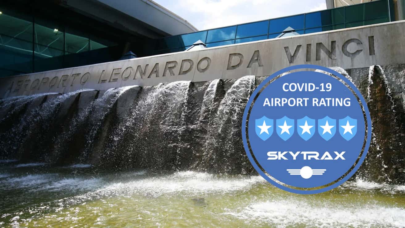 El aeropuerto Fiumicino de Roma, Italia, es el primero a nivel mundial en ser conocido por sus medidas en tiempos de COVID-19
