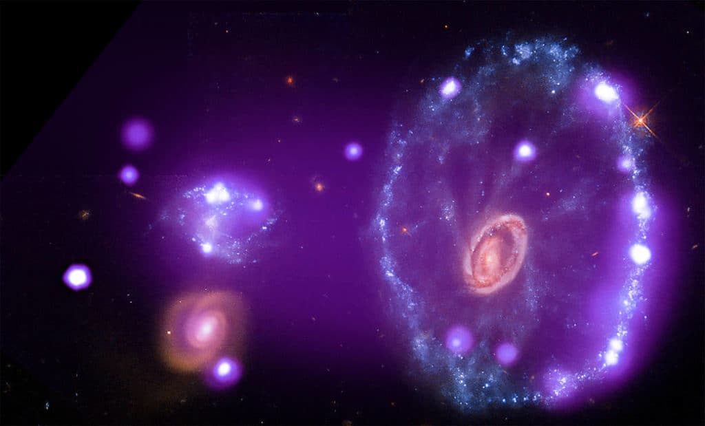 La NASA compartió increíbles imágenes de galaxias capturadas con sus telescopios