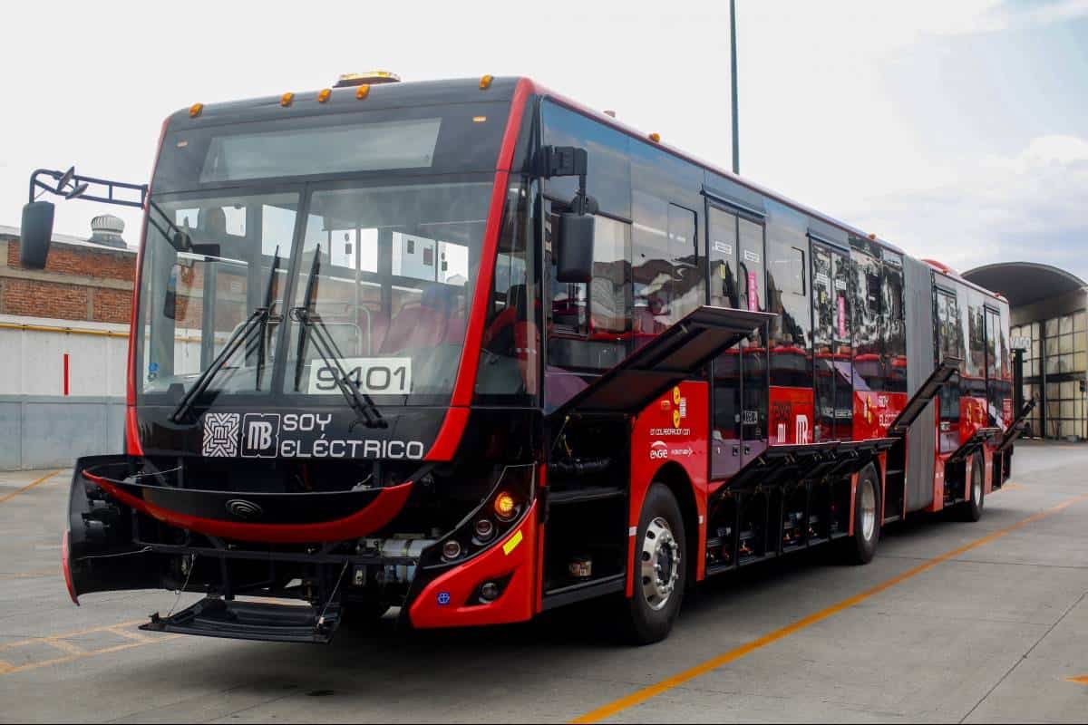 Ciudad de México tiene su primer autobús que es 100% eléctrico