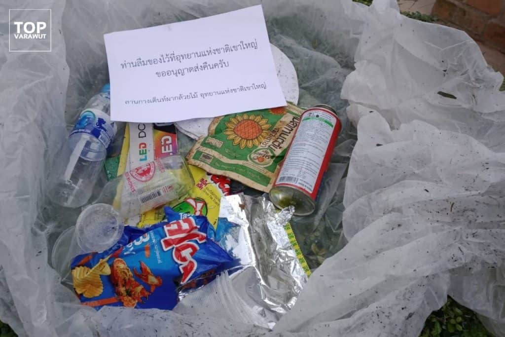 Tailandia: un parque nacional envía por correo la basura a las personas que acamparon y no la juntaron