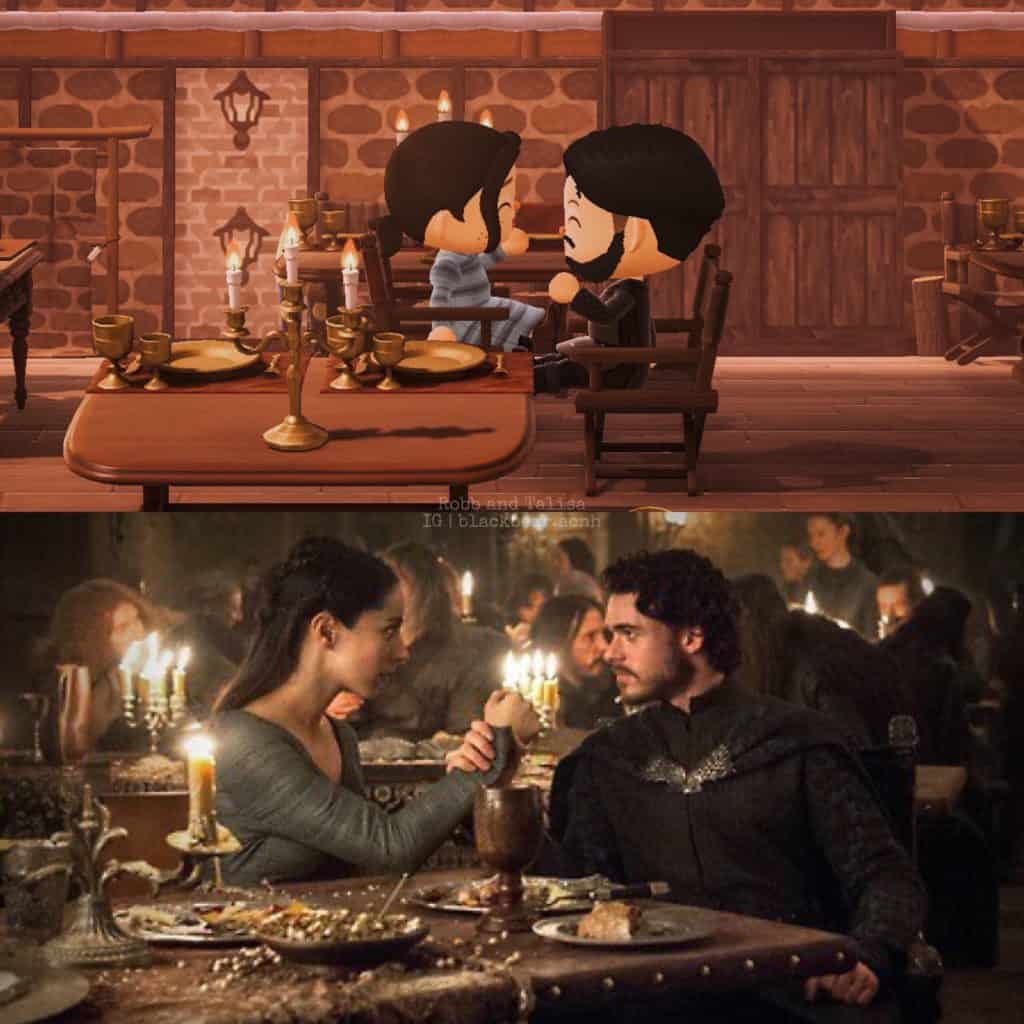 Recrean una importante escena de Game of Thrones en Animal Crossing y el resultado es increíble