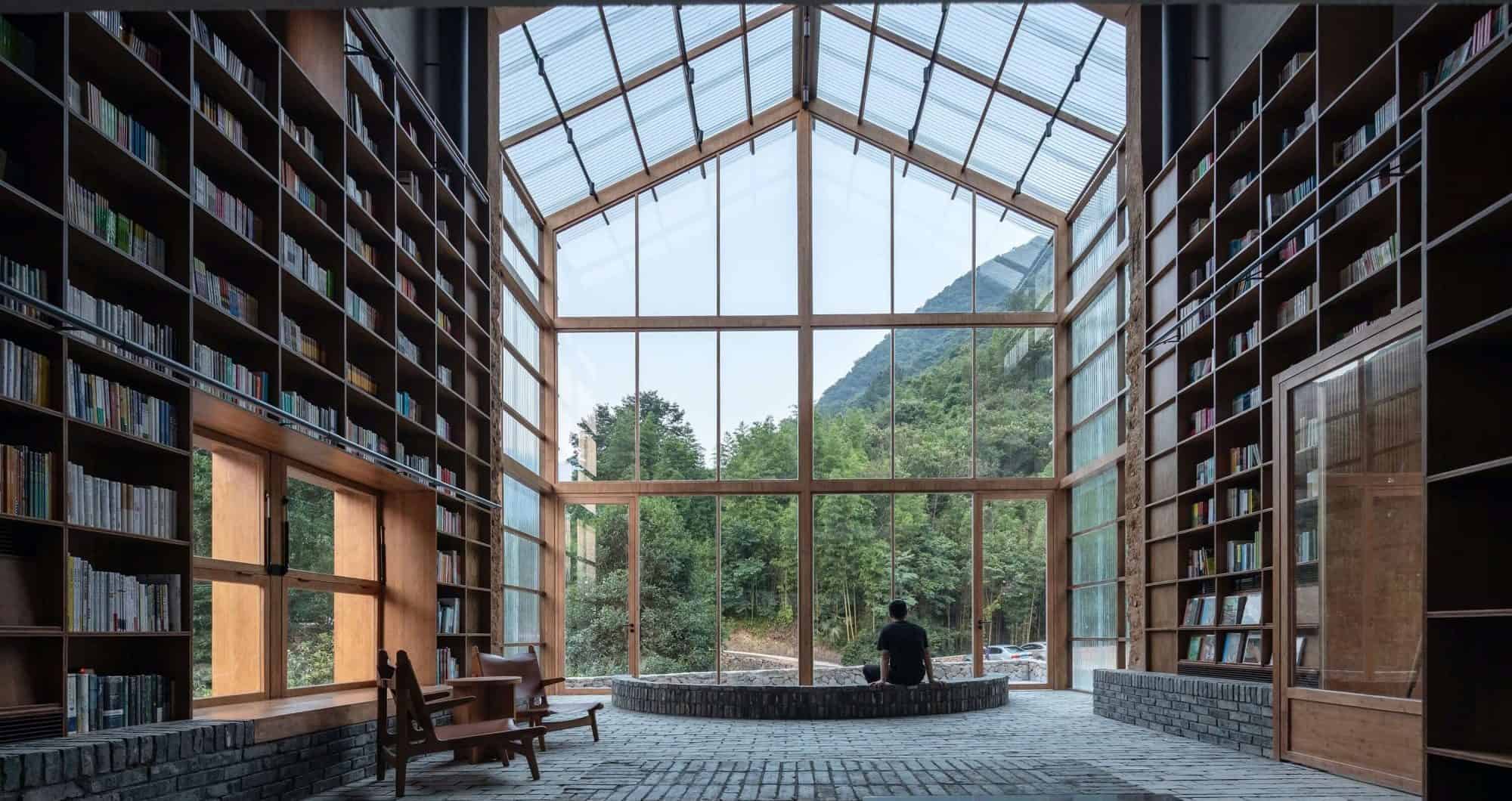 En China existe un hotel biblioteca en el cual puedes pasar la noche