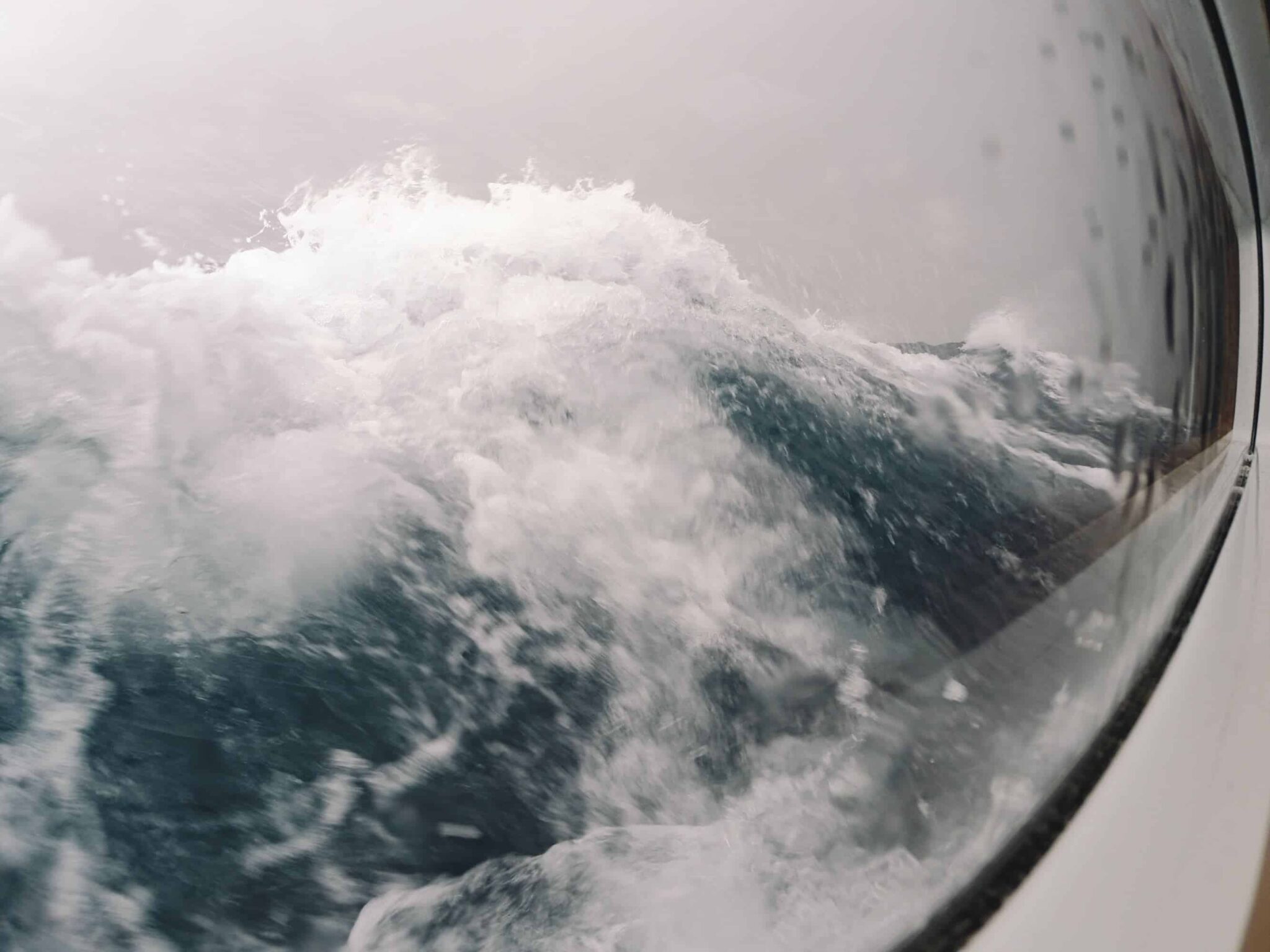 water splash on car window