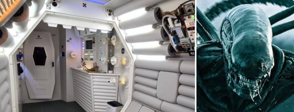 tren low-cost Un fan de las películas de Alien construyó su propio museo en Barcelona, España Un fan de las películas de Alien construyó su propio museo en Barcelona, España