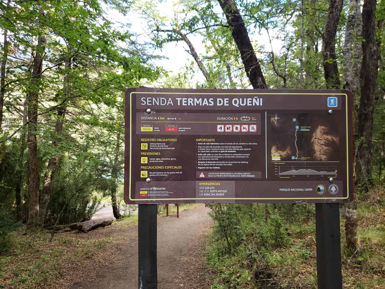 Las Termas de Queñi, un atractivo que puedes visitar a unos 60 kilómetros de San Martín de los Andes