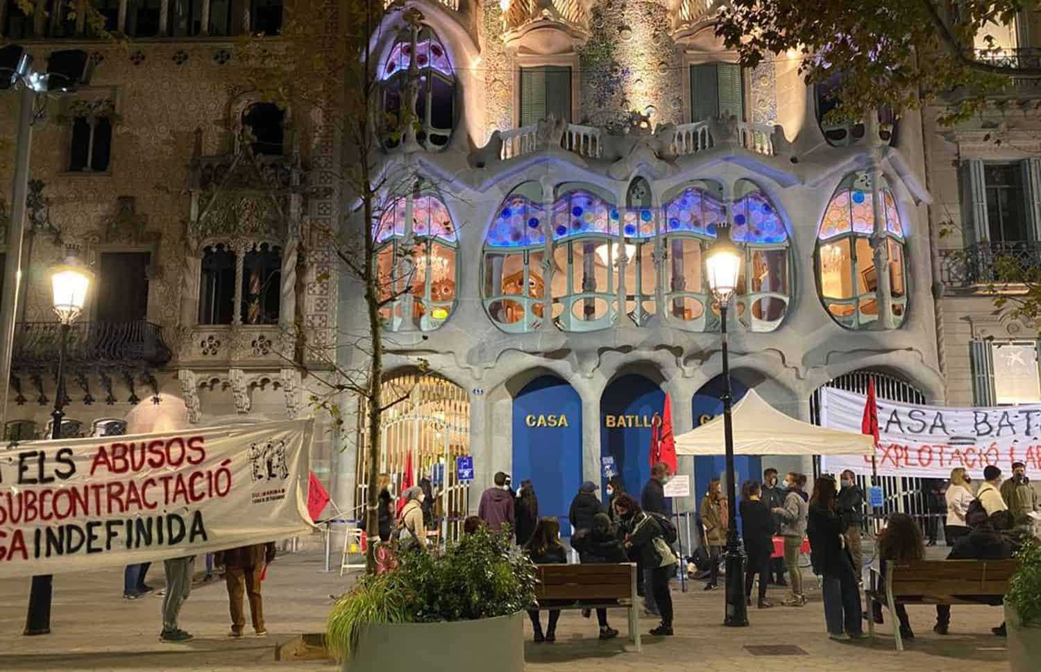 Casa Batlló disturbios