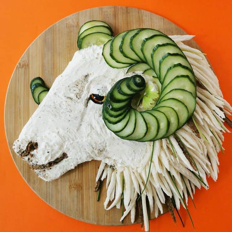 image comidas diarias saludables Esta creativa madre convierte las comidas diarias saludables en increibles obras de arte 8