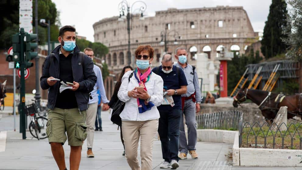 Mascarilla obligatoria Italia