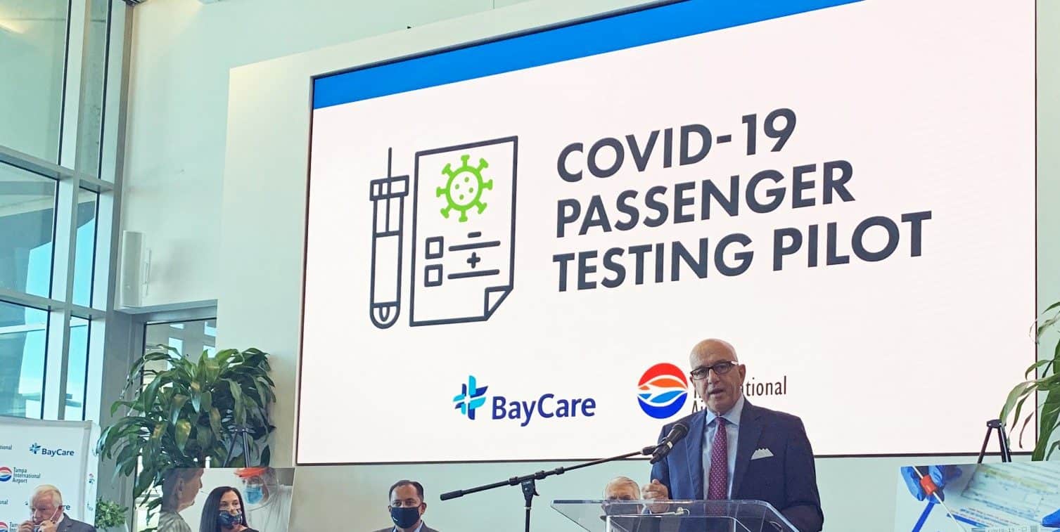 El Aeropuerto Internacional de Tampa ofrecerá pruebas de COVID-19 a pasajeros que viajen hacia y desde Florida