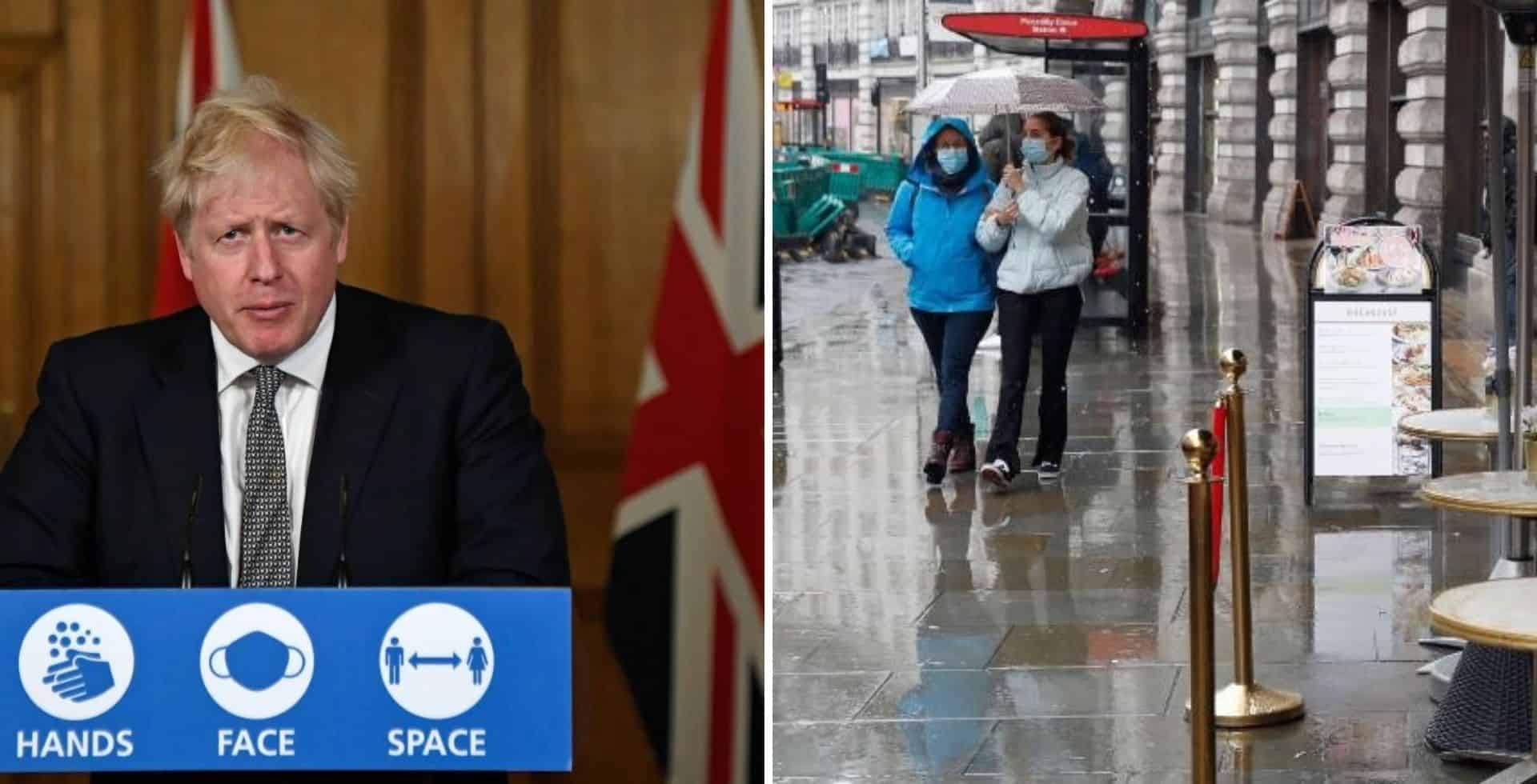 Inglaterra: el primer ministro anunció un nuevo confinamiento hasta Diciembre