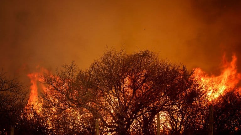 Continúan los incendios en la provincia argentina de Córdoba y lanzaron un Alerta Amarilla