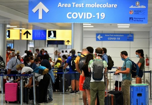 Italia: suma más países a la lista de aquellos cuyos viajeros deberán hacerse el test de COVID-19 antes de viajar 