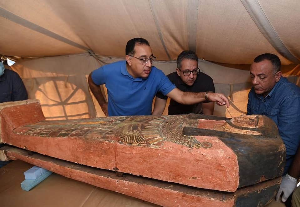 Hallaron alrededor de 80 nuevos sarcófagos en Saqqara, Egipto